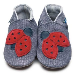 Inch Blue babyslofjes ladybird denim