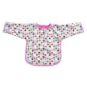 Trixie Baby slabbetje met mouwen Floral