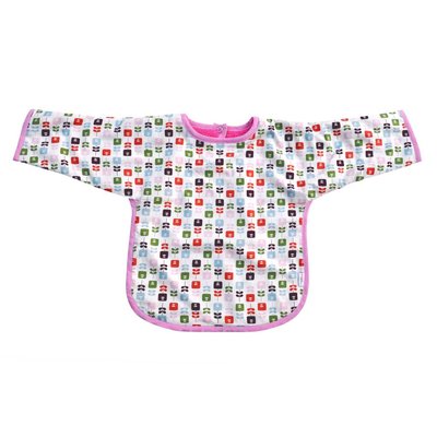 Trixie Baby slabbetje met mouwen Floral