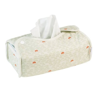 Trixie Baby tissuedoos met hoes Pebble Green