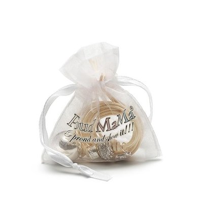 Proud MaMa babybel ballchain verzilverd hartje