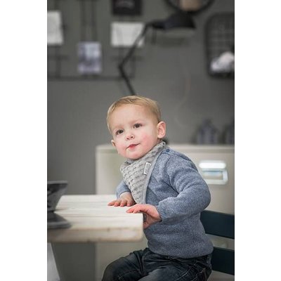 Jollein slab bandana Waffle Grey