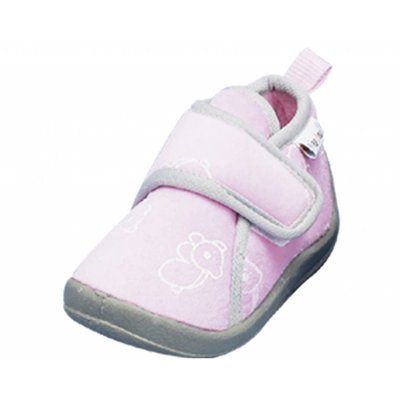 Playshoes pantoffels pastel roze