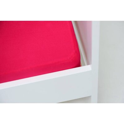 Briljant hoeslaken jersey rood