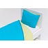 Briljant dekbedovertrek Double Face lime blauw