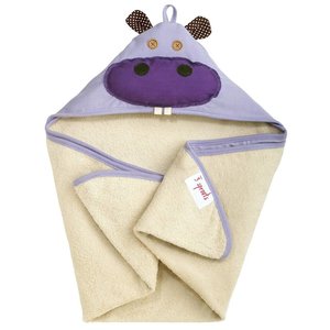 3Sprouts Hooded Towel Hippo