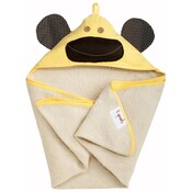 3Sprouts Hooded Towel Monkey Yellow