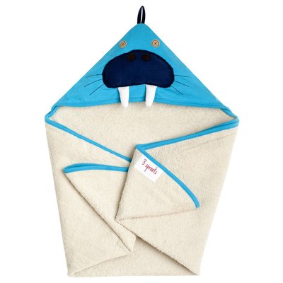 3Sprouts Hooded Towel Walrus