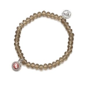 Proud MaMa armband Charm Roze