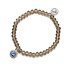 Proud MaMa armband Charm Blauw