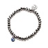 Proud MaMa armband Charm zilver Blauw