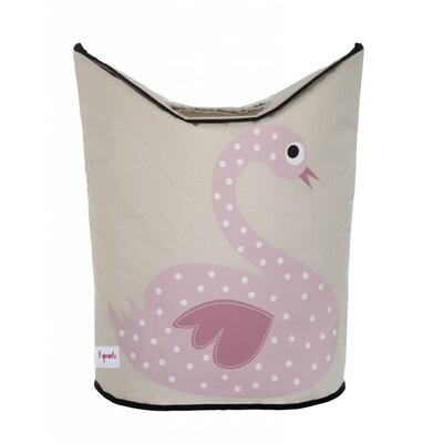 3Sprouts Laundry Hamper Swan