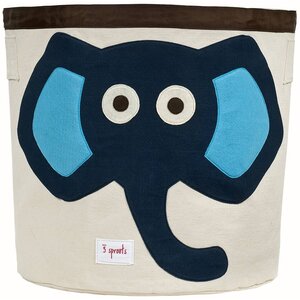 3Sprouts Storage Bin elephant (blue)