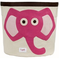 3Sprouts Storage Bin elephant (pink)