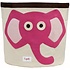 3Sprouts Storage Bin elephant (pink)