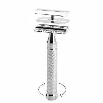 Muhle Double Edge Razor Chroom R89 Twist