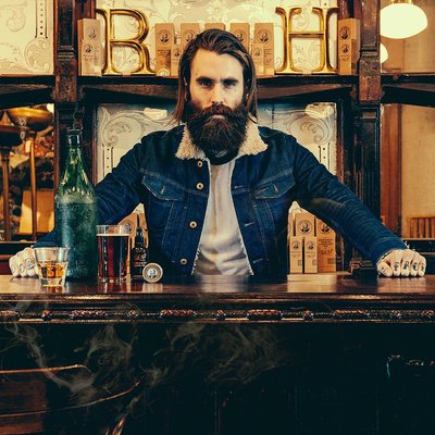 Captain Fawcett Ricki Hall Booze & Baccy Moustache Wax