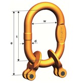Pewag Ketting 2-Sprong G10 met Veiligheidshaak