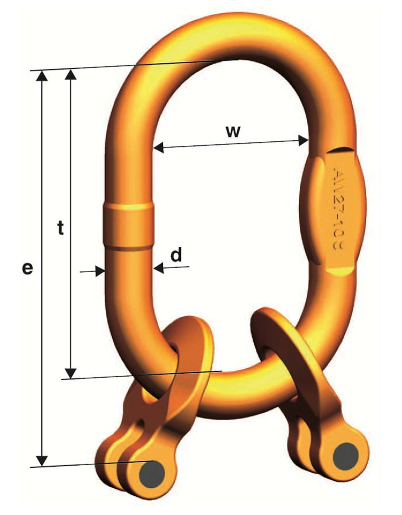 Pewag Ketting 2-Sprong G10 met Veiligheidshaak
