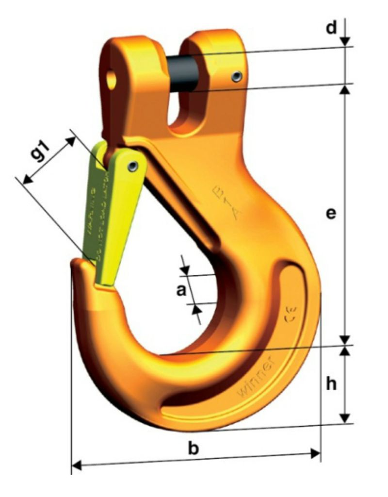Pewag Ketting 4-Sprong G10 met Klephaak