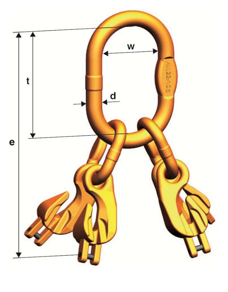 Ketting 4-Sprong G10 met Klephaak