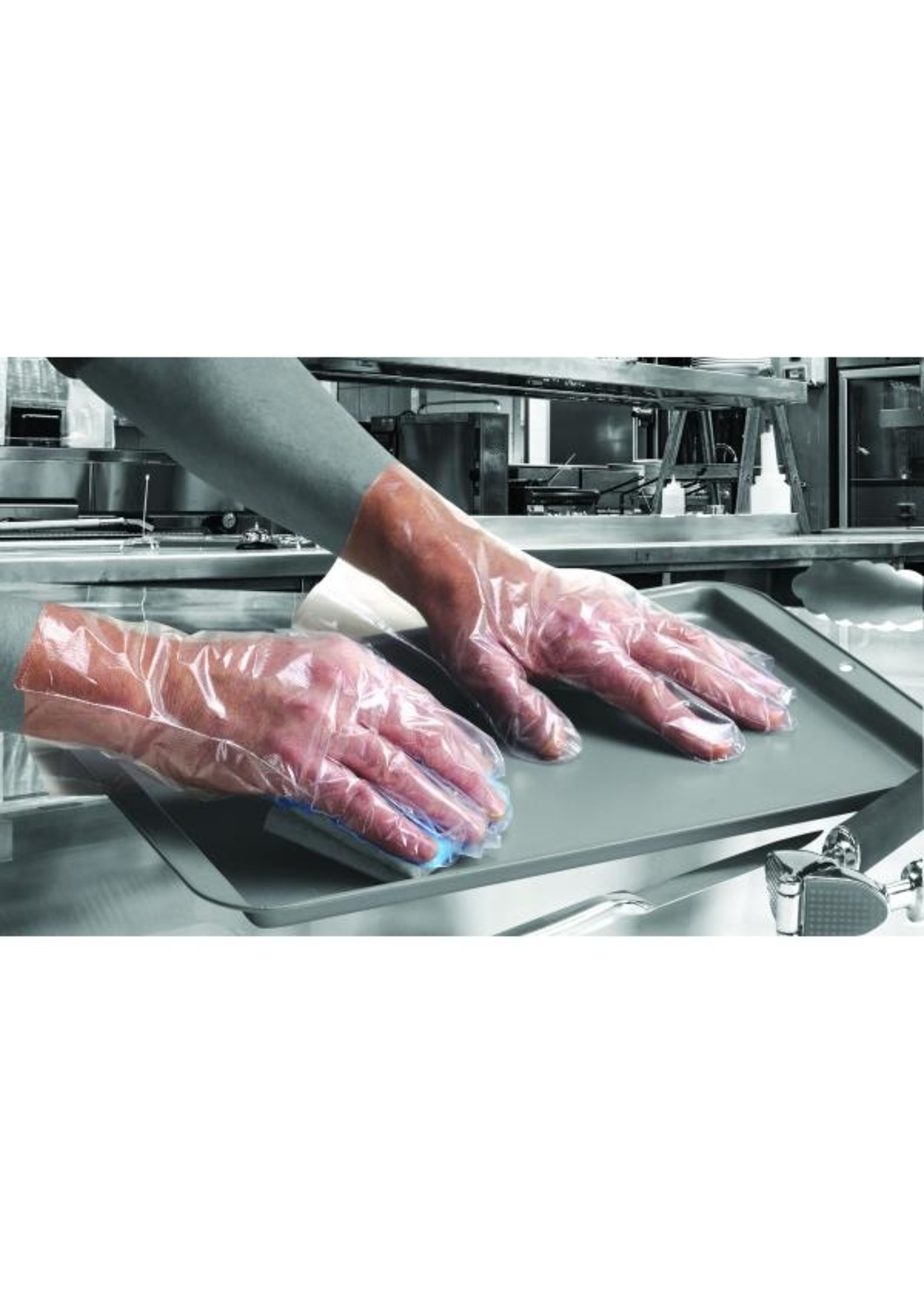 PH Polyco Healthline # PACK AVANTAGE 10.000 pcs: Gants PE polyéthylène transparente Polyco SHIELD GD52 (100x100)