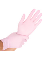 Franz Mensch Rosa Nitril Handschuhe HYGOSTAR Safe Light PINK 3,8 Gramm (10x100)