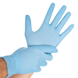 HYGOSTAR Nitril handschoenen blauw HYGOSTAR Safe Light (10x100)