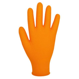 Nitril Grip handschoenen oranje PH Bodyguards Finite  Orange Grip (10x100)