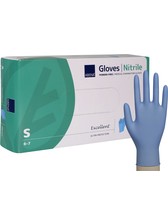 Gants Jetables Nitrile Noir ABENA Sensitive - Lot De 10x100 Pièces - Taille M (7-8) - Neuf