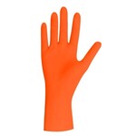 ORANGE NITRILHANDSCHUHE