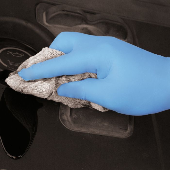 Gants Nitrile Bleu Polyco SHIELD GD19 3,5g - Lot De 10x100 Pièces, Taille M