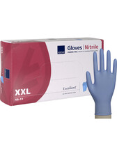Gants nitrile bleu - Abena Excellent - Longue utilisation - Sans latex