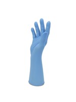 Polyco Healthline NITREX Blaue Nitril Handschuhe verlängerte Manschette PH NITREX EGN08 300 mm 6,5 Gramm (10x100) Dicke ●●●●●