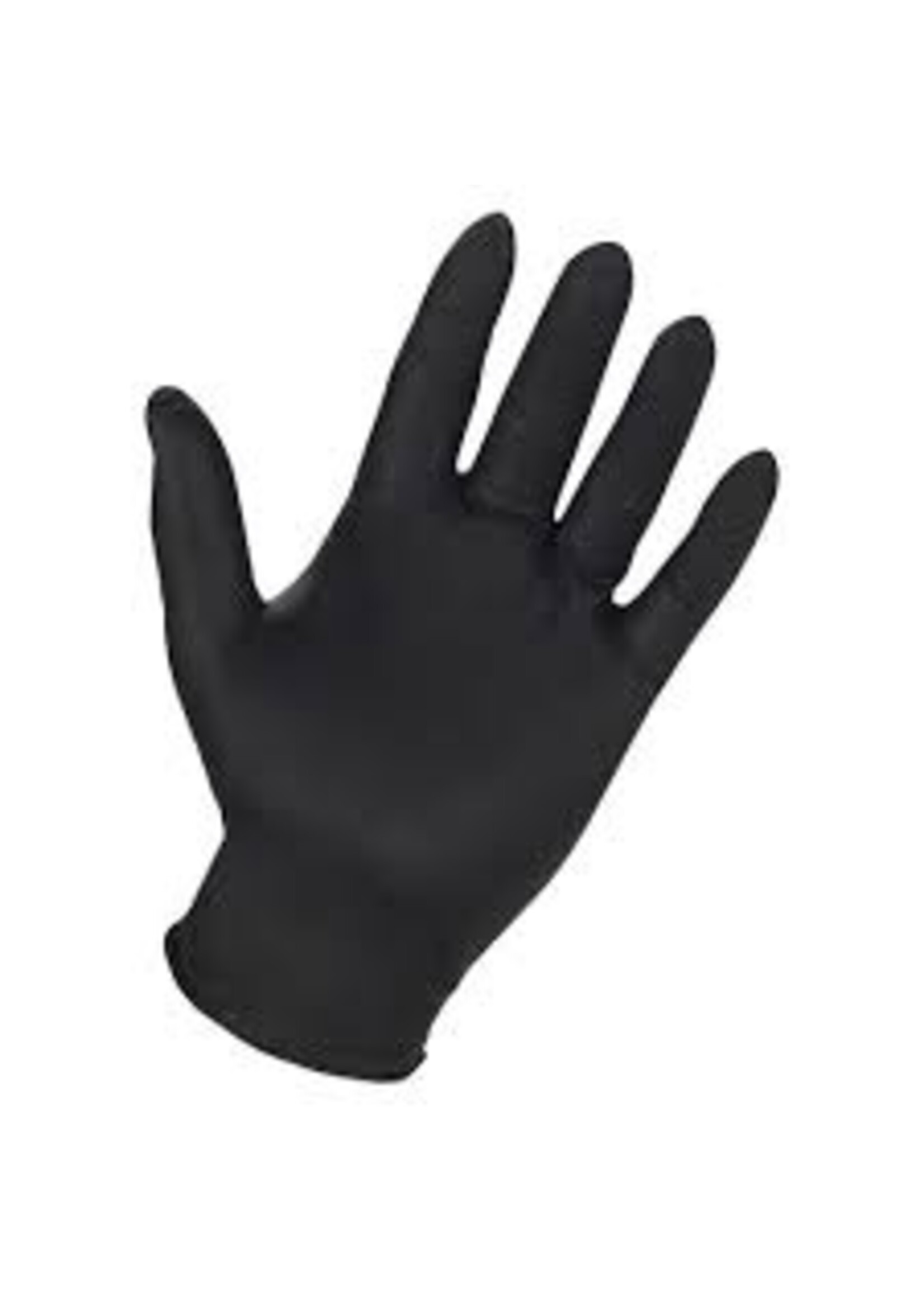 Zwarte nitrilhandschoenen 9,0 gram met EXTRA GRIP Glove Plus TUFFIES Diamond Grip (10x50) dikte ●●●●●