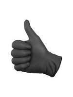 Zwarte nitril handschoenen TUFFIES Diamond Grip 9,0 gram (10x50) dikte ●●●●●