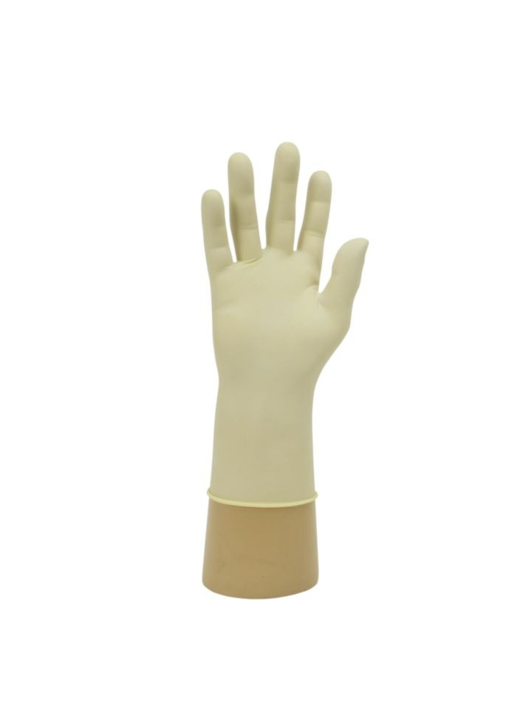 Witte medische poedervrije latex handschoenen PH HandSafe GN31 5,5 gram (10x100)