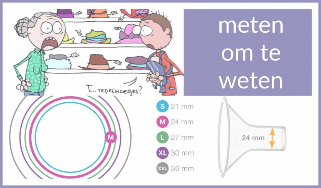 Borstvoedingszaken: de maat van een borstschild en tepelhoedjes