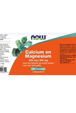 Now Calcium - Magnesium 500-250mg