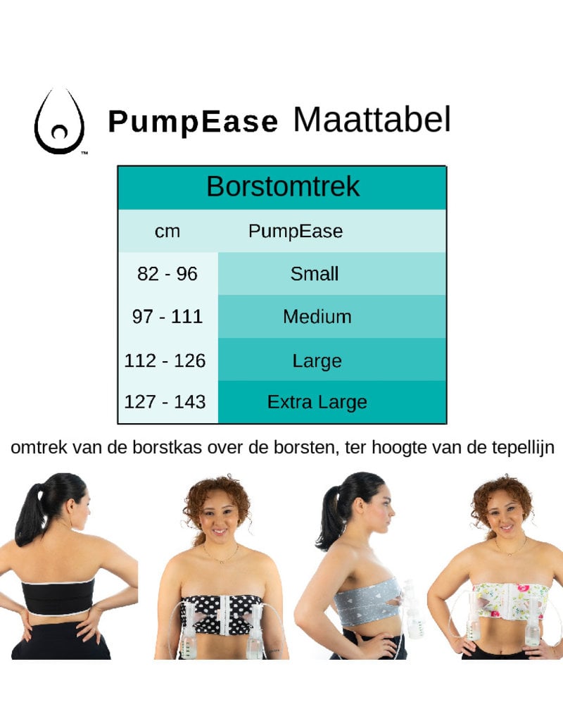 PumpEase Petite Hands-free Pumping Bra in T-bird