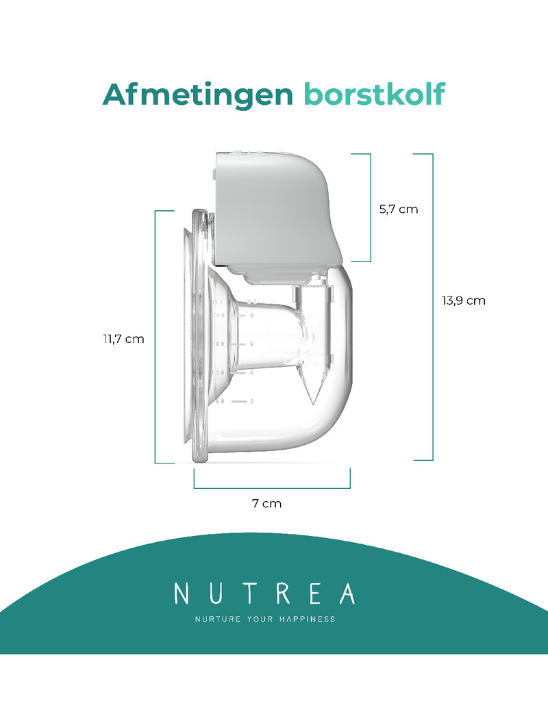 Nutrea EasyFlow wearable borstkolf