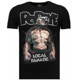 Local Fanatic The Sailor Man Popeye Rhinestone - Man T Shirt - 5760Z - Svart
