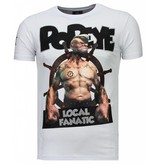 Local Fanatic The Sailor Man Popeye Rhinestone - Herr T Shirt - 5760W - Vit Local Fanatic The Sailor Man Popeye Rhinestone - Herr T Shirt - 5760W - Vit