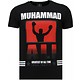 Muhammad Ali Rhinestone - Man T Shirt - 5762Z - Svart