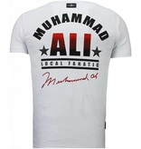 Local Fanatic Muhammad Ali Rhinestone - Herr T Shirt - 5762W - Vit