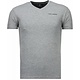 Basic Exclusieve V Neck - T Shirt Herr - 5799GS - Grå