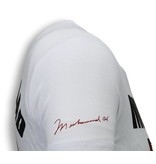 Local Fanatic Muhammad Ali Rhinestone - Herr T Shirt - 5762W - Vit