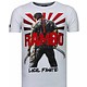 Rambo Shine Rhinestone - Herr T Shirt - 5769W - Vit