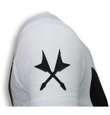 Local Fanatic Kiss My Mickey Rhinestone - Herr T Shirt - 5771W - Vit Local Fanatic Kiss My Mickey Rhinestone - Herr T Shirt - 5771W - Vit