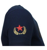 Local Fanatic Skull Rebel Rhinestone - Man T Shirt - 5776B - Blå Local Fanatic Skull Rebel Rhinestone - Man T Shirt - 5776B - Blå